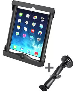 RAM Twist-Lock Suction Cup Mount for iPad 5th-10th Generation, Air1 & 2 Pro 10.5 - Picture 1 of 3