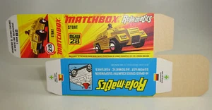 Matchbox Lesney Superfast 28B Stoat unfolded Box - Picture 1 of 2