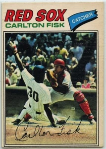 1977 O-PEE-CHEE BÉISBOL #137 CARLTON FISK HOF EX-NM RAW (TL-203) - Imagen 1 de 4