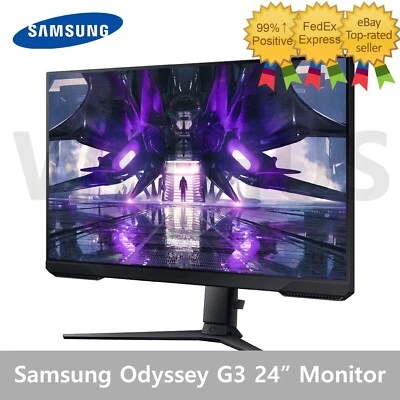 SAMSUNG Odyssey G3 S24AG300 24" Gaming Monitor 144Hz 1ms AMD FreeSync - Tracking - Image 1 of 4
