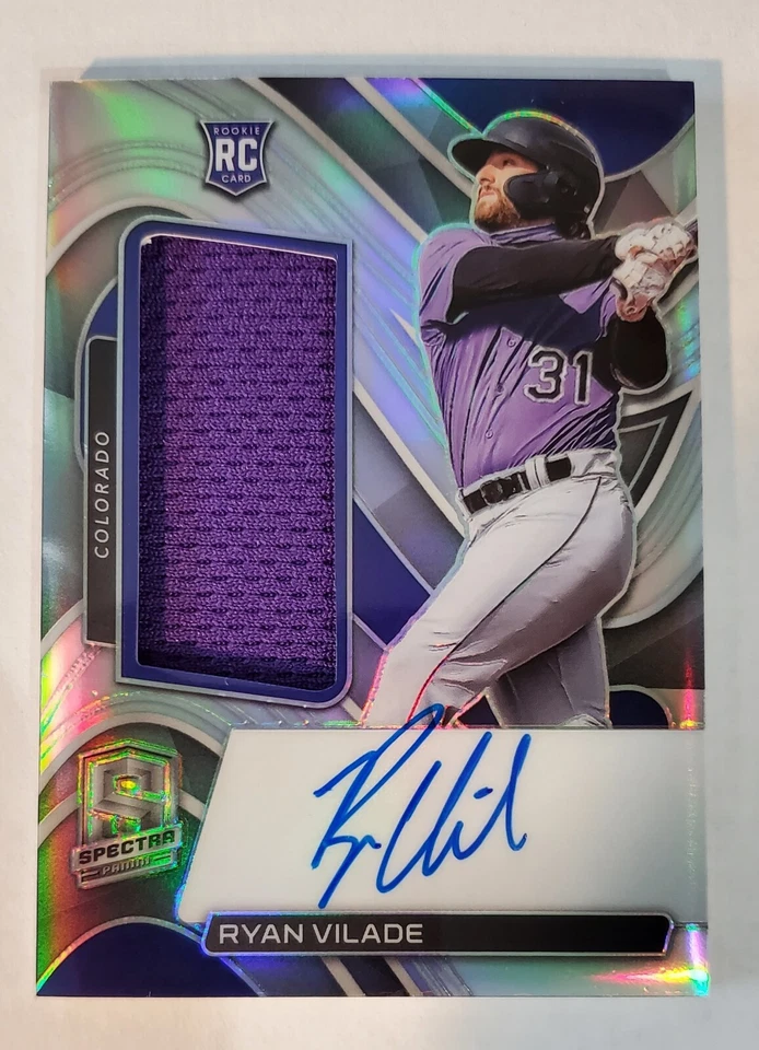 2022 Chronicles Spectra Ryan Vilade #134 Patch Auto /199 - Image 1 of 2