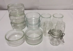 12 x Glas Ramekin Geschirr GU Töpfe Gläser - Teelichter, Hochzeiten, Basteln, Kochen - Bild 1 von 8
