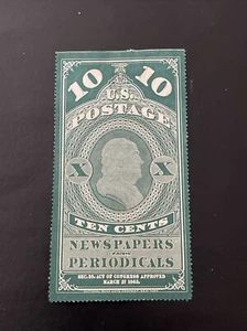 US Scott #PR6 10c Newspaper & Periodicals Unused Hinged NG SCV $250 - Picture 1 of 2