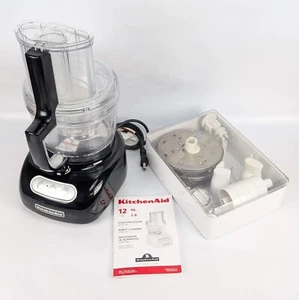 KitchenAid 12-cup Food Processor w/ Extra Attachments Blades Bowl Set - SEE DESC - Picture 1 of 23