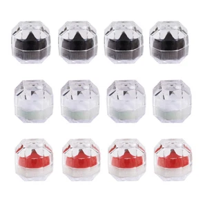 20pc Transparent Jewelry Gift Ring Boxes Present Ring Packing Case 3.8x3.8x3.8cm - Picture 1 of 28