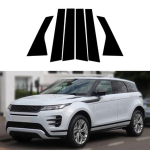 6PCS Window Pillar Posts Decal Stickers For Range Rover Evoque L551 5-Door 19-23 - Picture 1 of 13