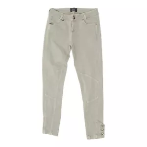Jeans Diesel Para Mujer Gris Tiro Bajo Estilo Ecuestre Pierna Ajustada | Denim De Colección De Colección - Imagen 1 de 3