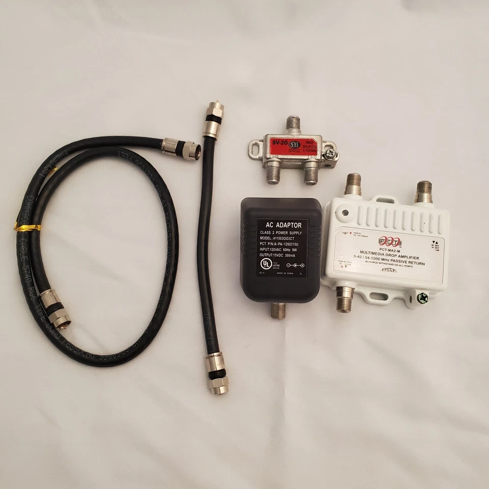 PCT Multimedia Drop Amplifier PCT-MA2-M Small White USED SR16 - Image 1 of 4