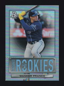 2022 Bowman Platinum #RR-2 WANDER FRANCO RC Tampa Bay Rays Renowned ROOKIES - Picture 1 of 2