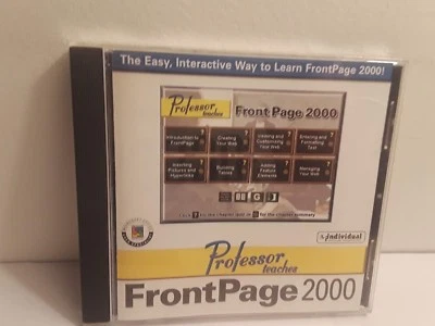 Professor Teaches FrontPage 2000 (CD-Rom, 1999) - Image 1 of 3