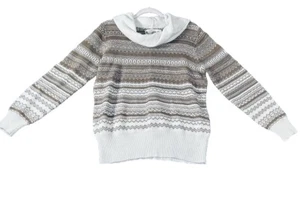 Aventura Pullover Damen Large Fair Isle Wasserfallausschnitt - Bild 1 von 11
