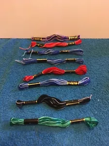 Janlynn Variegated Multicolor Embroidery Floss Thread - Lot of 8 Skeins - Picture 1 of 1