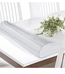 1.5mm Thick Clear Table Cover Protector, Clear Table Protector 30” X 48”-New - Picture 1 of 4