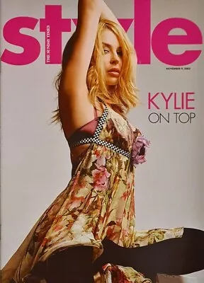 Sunday Times Style Magazine Kylie Minogue Fashion Adverts 2003 - Image 1 of 2