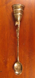 VINTAGE BARWAR BAR NAPIER JIGGER SHOT MIXING CUP WITH STIRRING SPOON COMBINED ! - Picture 1 of 4