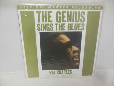 mfsl RAY CHARLES factory sealed vinyl lp GENIUS SINGS THE BLUES low # 479 - Image 1 of 3