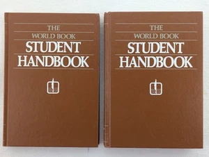 The World Book Student Handbook 2 Volumes 1984 Hardcover Vintage - Picture 1 of 13