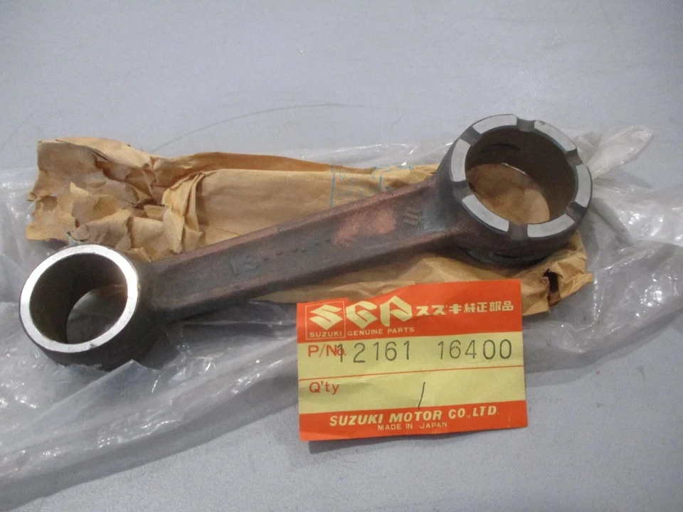 Nuevo de Lote Antiguo Suzuki OEM Varilla de Conexión 1972-1975 TM250 1969-1981 TS250 12161-16400 Foto 1 de 1