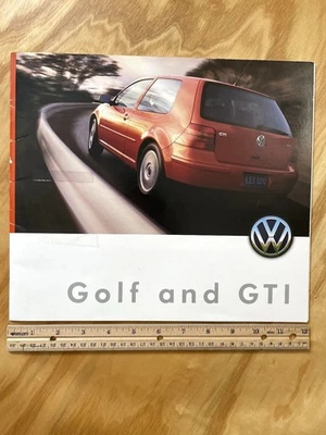 20-страничный каталог оригинальных автомобилей 2000 VW Volkswagen Golf и GTI - Изображение 1 из 4