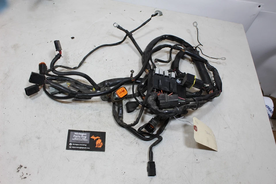 96-97 Harley Softail EVO OEM motor principal chicote de fios - Imagem 1 de 4