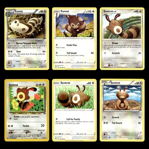 6x Furret Sentret Lot 82.0 XY Flashfire Pokemon Cards Collection Set TCG - Picture 1 of 9