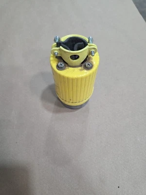 Hubbell HBL26419 60A 600V 3 Pole 4 Wire Power Plug - (works W/ Hbl26418) - Image 1 of 4