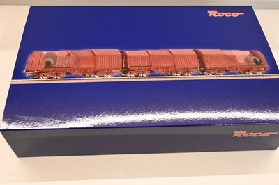 Roco 66104 Funktions Teleskophaubenwagen Set Digital DB DCC HO DC Ep 4 - 5 OVP - Bild 1 von 2