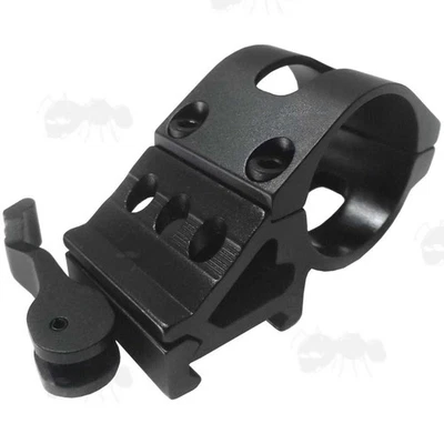 Gun Light Weaver / Picatinny 20mm Rail Offset Mount RIFLE IR TORCH LAMP 30mm Dia - Image 1 of 3