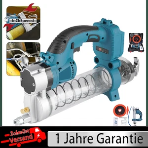 Akku Fettpresse Elektrische Grease Gun Fett mit Zubehör Für Makita 18V 10000PSI - Bild 1 von 8