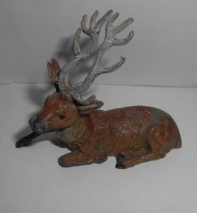 ~ Cast Iron ~ STAG Deer Mini ~ Fresh from Estate, Vintage, Detailed ~ NICE! - Picture 1 of 7