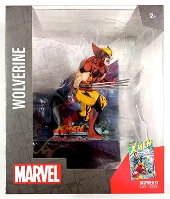 Figura posada McFarlane Toys Marvel Wolverine escala 1:10 con base/escena nueva Foto 1 de 4