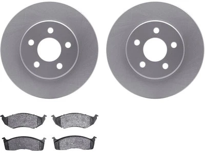 Kit de pastilha de freio e rotor Dynamic Friction 65593KXBP para Chrysler Grand Voyager - Imagem 1 de 2