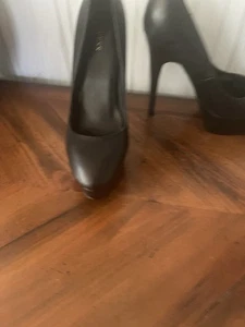 Scarpe decolte Guess donna tacco alto stiletto plateau eleganti nere - Foto 1 di 5