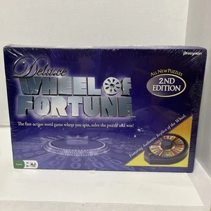 New Deluxe Wheel Of Fortune Board Game 2nd Edition Pressman 2009 Sealed - Picture 1 of 6