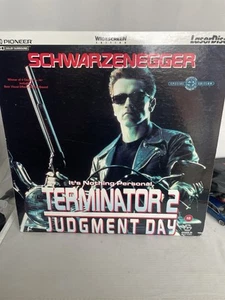 Terminator 2 Judgment Day Laserdisc UNCUT Cert 18 UK Release 1st Print PAL RARE - Picture 1 of 24