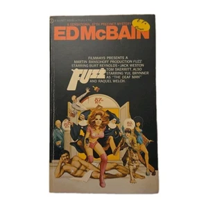 Ed McBain ~ FUZZ ~ Movie Tie-in I Book 1969 Paperback Burt Renolds  - Picture 1 of 10