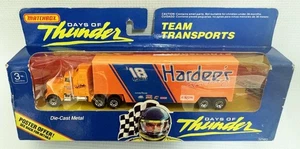 Matchbox Days of Thunder 1990 Russ Wheeler's #18 Hardee's Racing Team Transport - Picture 1 of 12