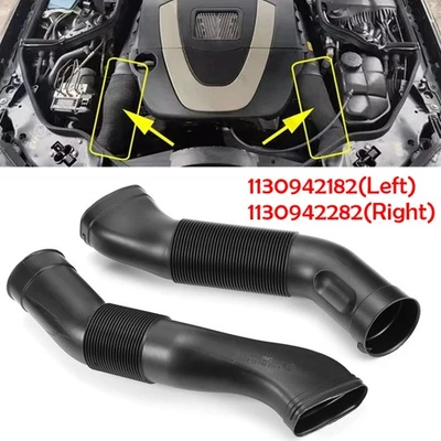 Manguera de admisión de aire ABS izquierda+derecha para Benz E500 E55 2003-2006 AMG CLS500 CLS55 Foto 1 de 4