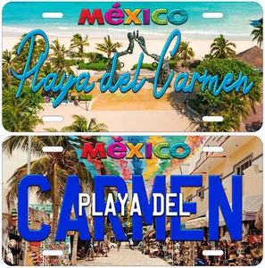 Playa del Carmen Novelty Mexico Car Auto License Plate - Picture 1 of 6