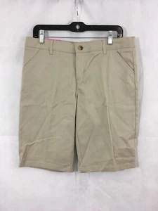 New FRENCH TOAST Uniform Adjustable Waist Bermuda Shorts Girls Size 20 Khaki - Picture 1 of 8