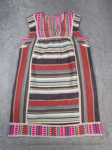 Calypso St.Barth Dress Womens Small White Orange Blue Purple Knit Cotton - Picture 1 of 8