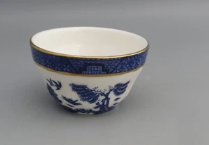 Royal Doulton Booths Real Old Willow Mini/Small Sugar Bowl, Gold Rims TC1126 - Picture 1 of 6