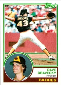 1983 Topps - Dave Dravecky #384 (RC) - Picture 1 of 2