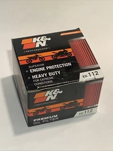 K&N KN-112 Oil Filter ~ Fits: Honda/Kawasaki/Polaris/Suzuki - Picture 1 of 1