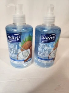 2 Pack Suave Essentials Coconut Water Energizing Hand Soap Aloe Bath Body - Picture 1 of 3
