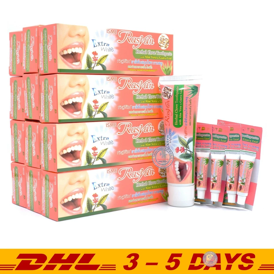 Rasyan Extra White Herbal Clove Zahnpasta - 100g