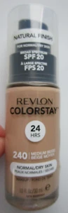 Revlon Colorstay Makeup 24hr SPF20 - #240 Medium Beige Natural Finish - Picture 1 of 2