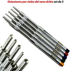 Rialzo del seno Offset punta concava Osteotomo Strumenti per impianti dentali - Imagen 1 de 7