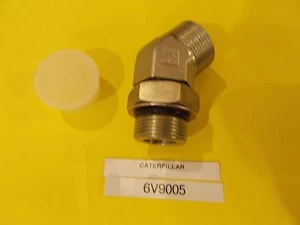Codo de 45 grados Caterpillar OEM 6V9005 ORFS - Nuevo - Imagen 1 de 2