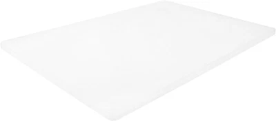 Tabla de cortar grande, 18"x12"x0,5", plástico HDPE, apta para lavavajillas, blanca Foto 1 de 4